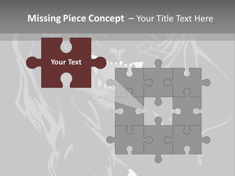 Furious Asian Hunter PowerPoint Template