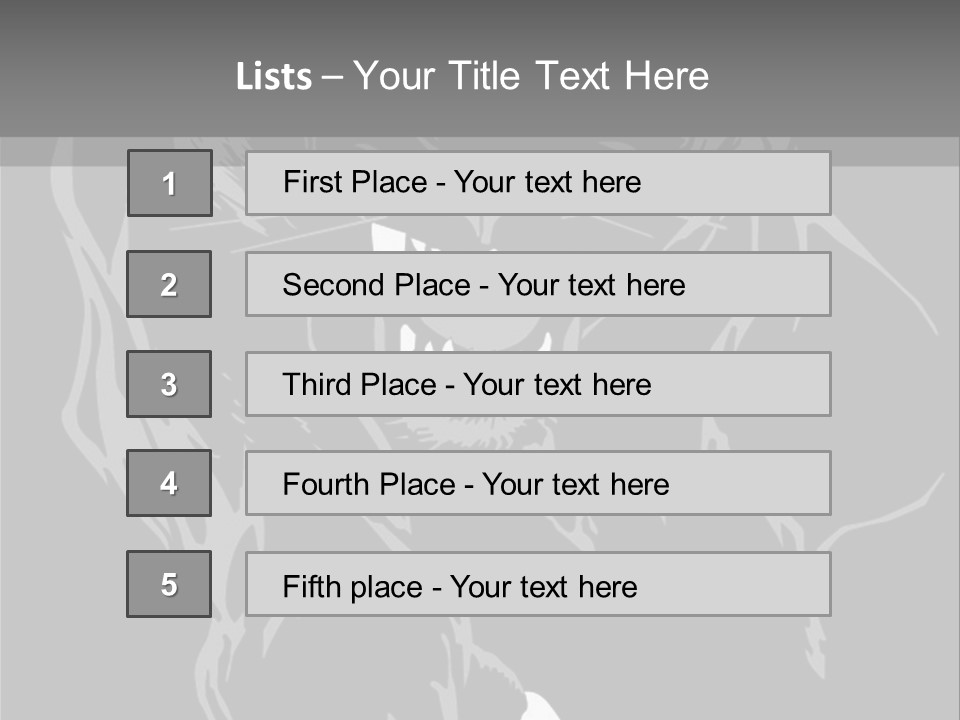 Furious Asian Hunter PowerPoint Template
