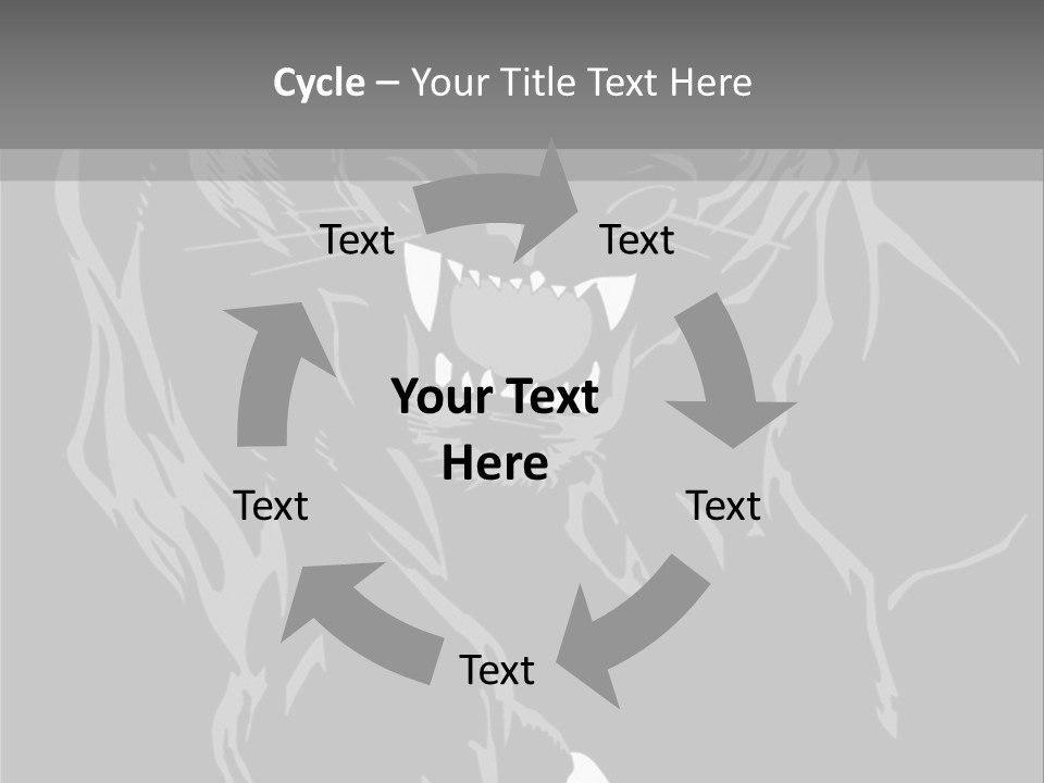 Furious Asian Hunter PowerPoint Template