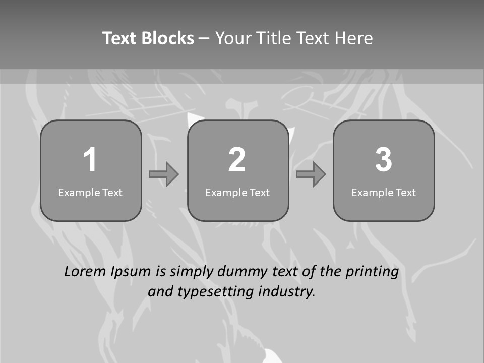 Furious Asian Hunter PowerPoint Template