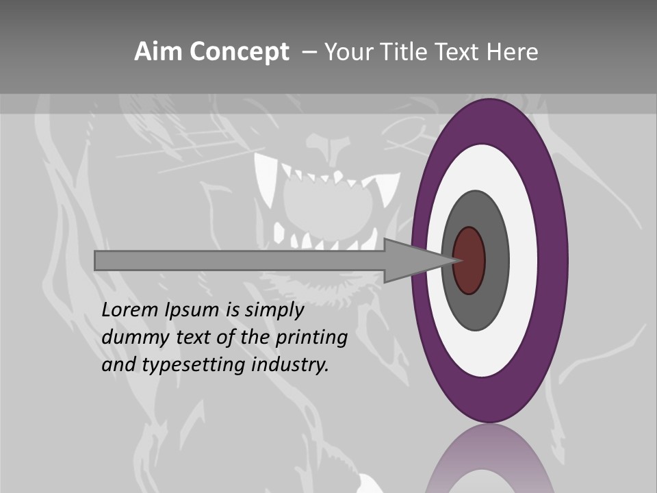 Furious Asian Hunter PowerPoint Template