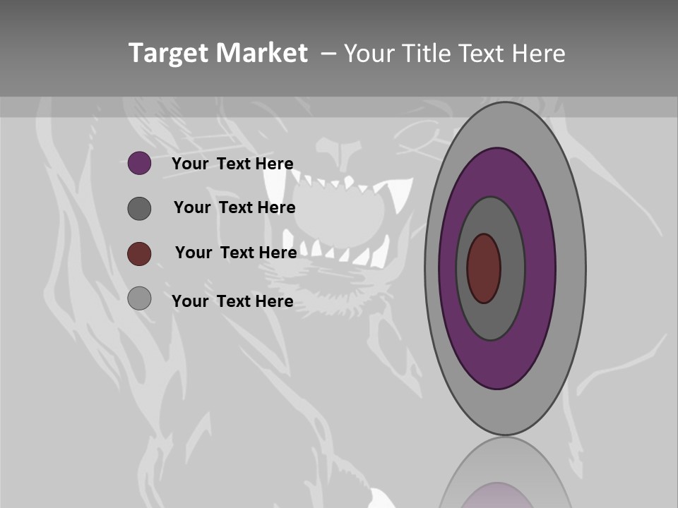 Furious Asian Hunter PowerPoint Template