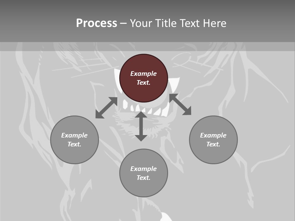 Furious Asian Hunter PowerPoint Template
