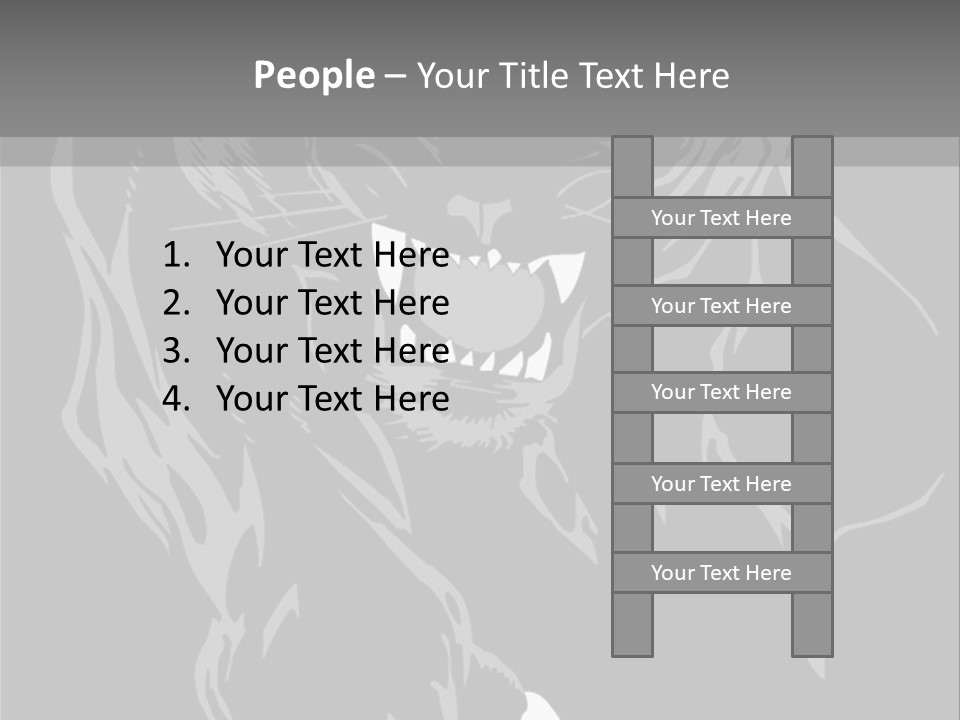 Furious Asian Hunter PowerPoint Template