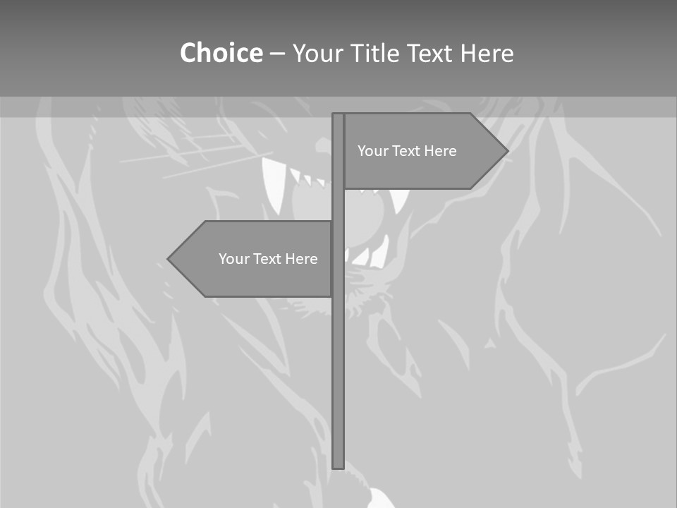 Furious Asian Hunter PowerPoint Template