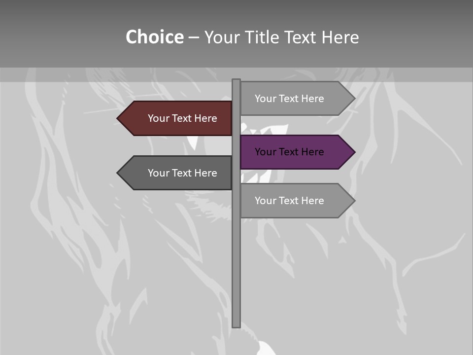 Furious Asian Hunter PowerPoint Template