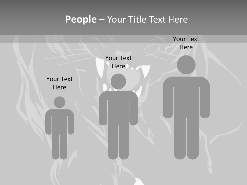 Furious Asian Hunter PowerPoint Template