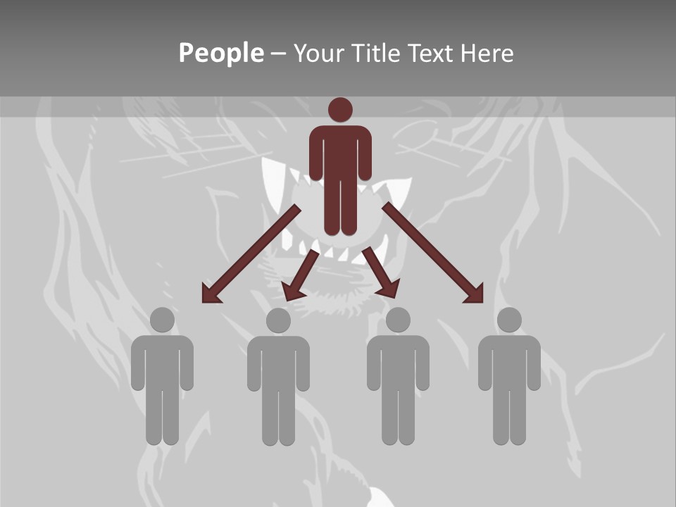 Furious Asian Hunter PowerPoint Template