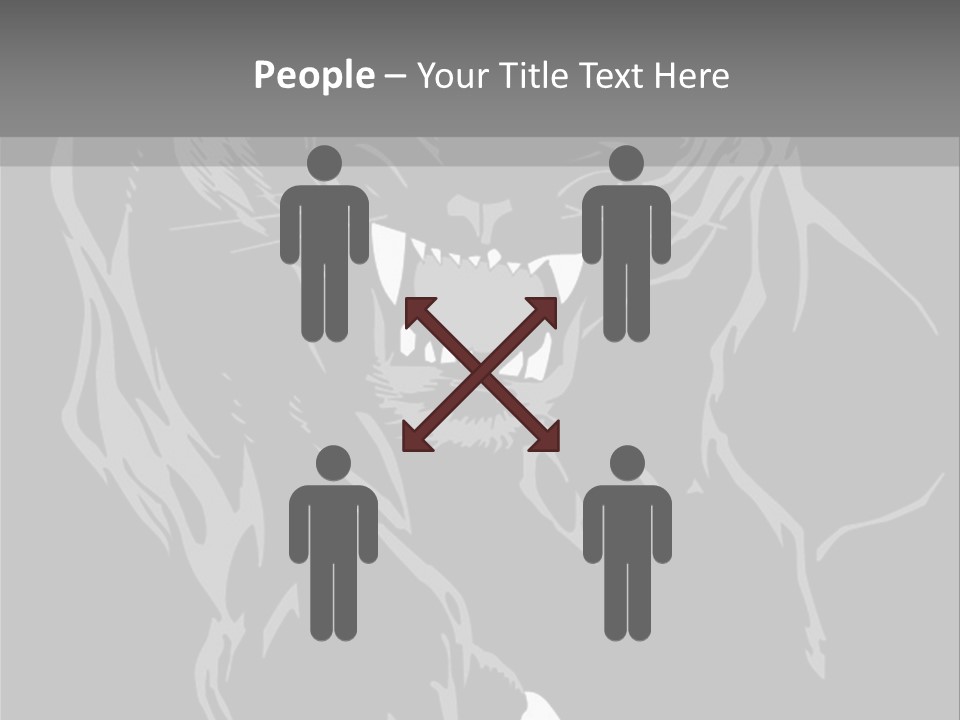 Furious Asian Hunter PowerPoint Template