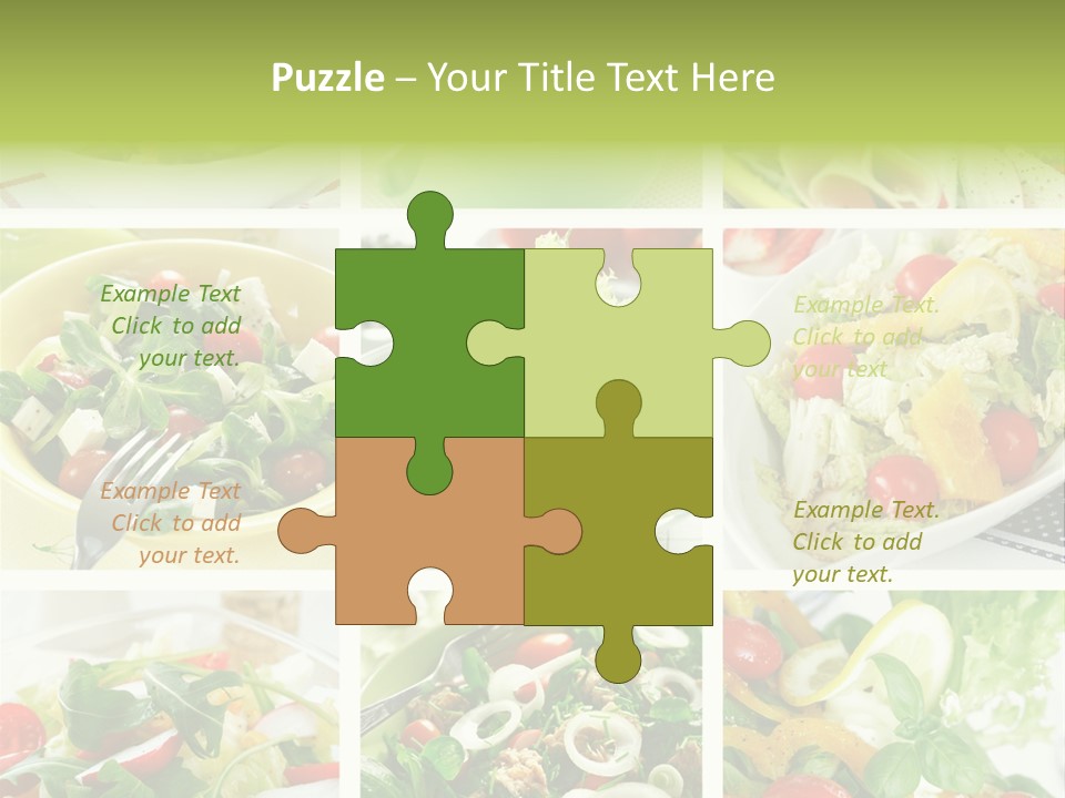 Starter Appetizer Vitamin PowerPoint Template