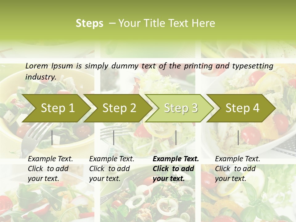 Starter Appetizer Vitamin PowerPoint Template