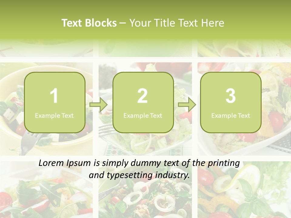 Starter Appetizer Vitamin PowerPoint Template