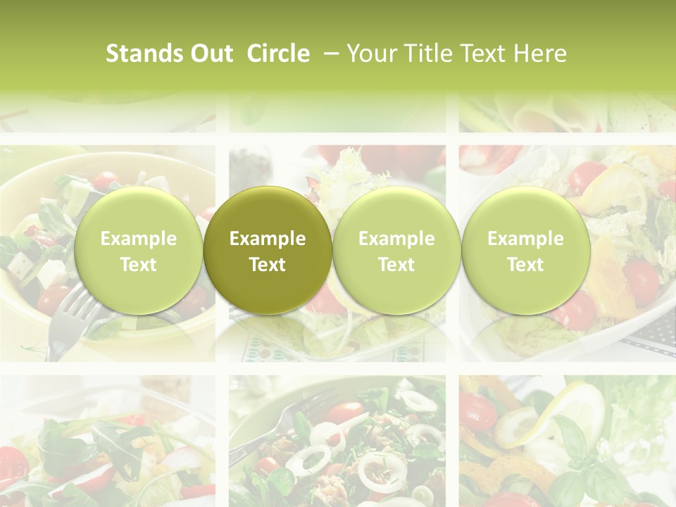 Starter Appetizer Vitamin PowerPoint Template
