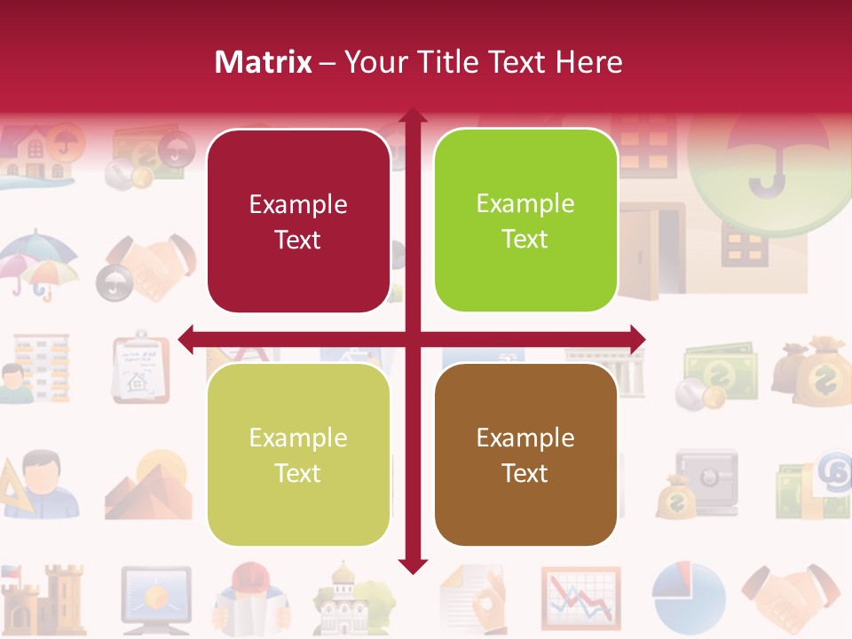 A Bunch Of Different Types Of Icons On A White Background PowerPoint Template