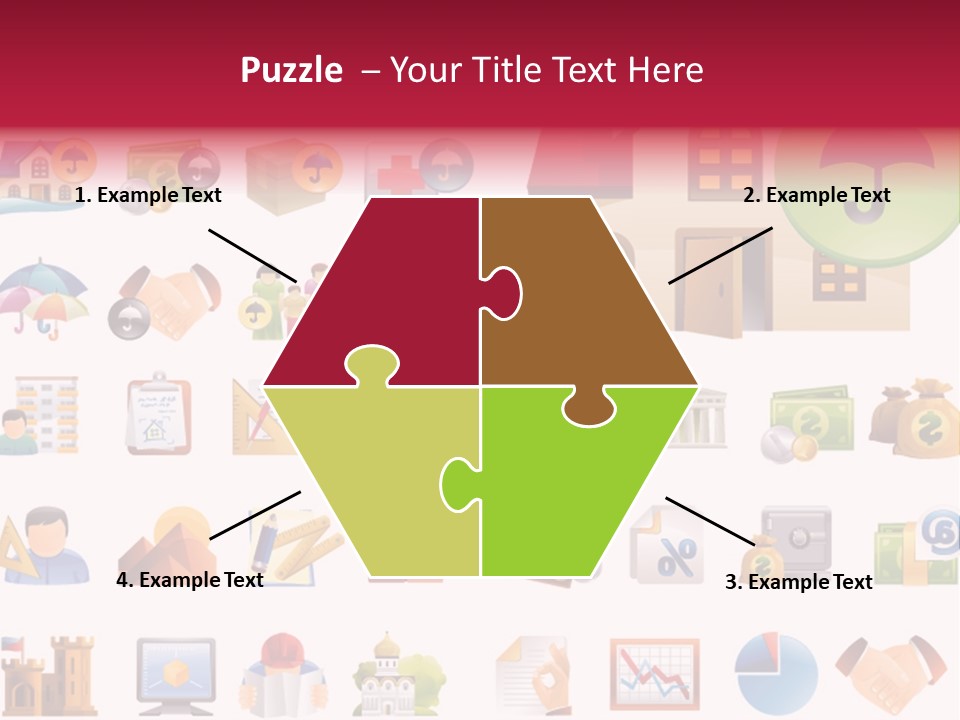 A Bunch Of Different Types Of Icons On A White Background PowerPoint Template