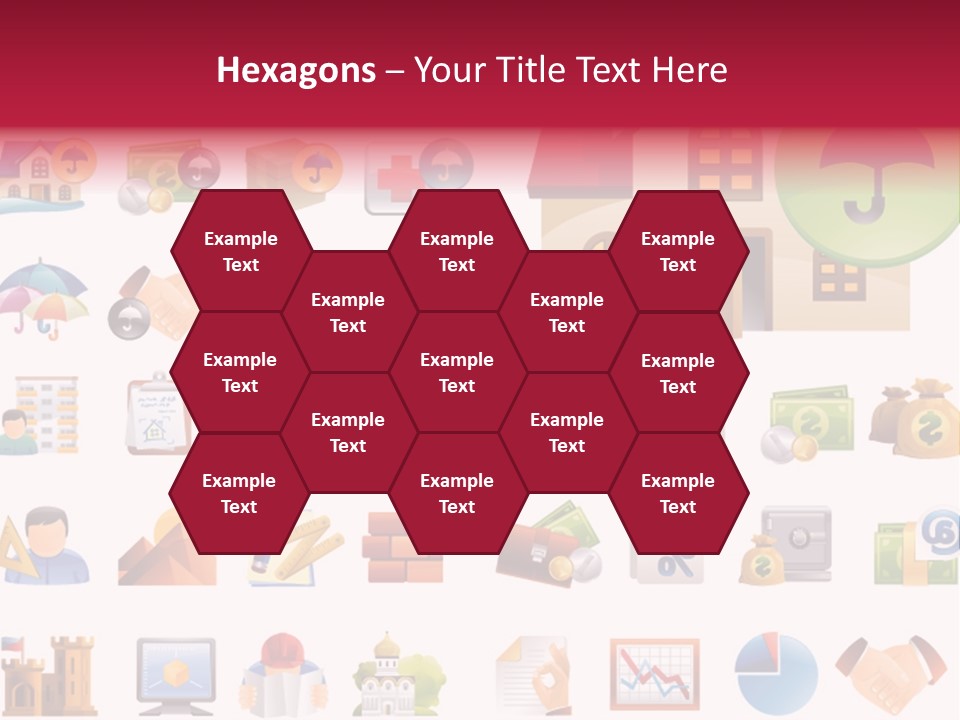 A Bunch Of Different Types Of Icons On A White Background PowerPoint Template