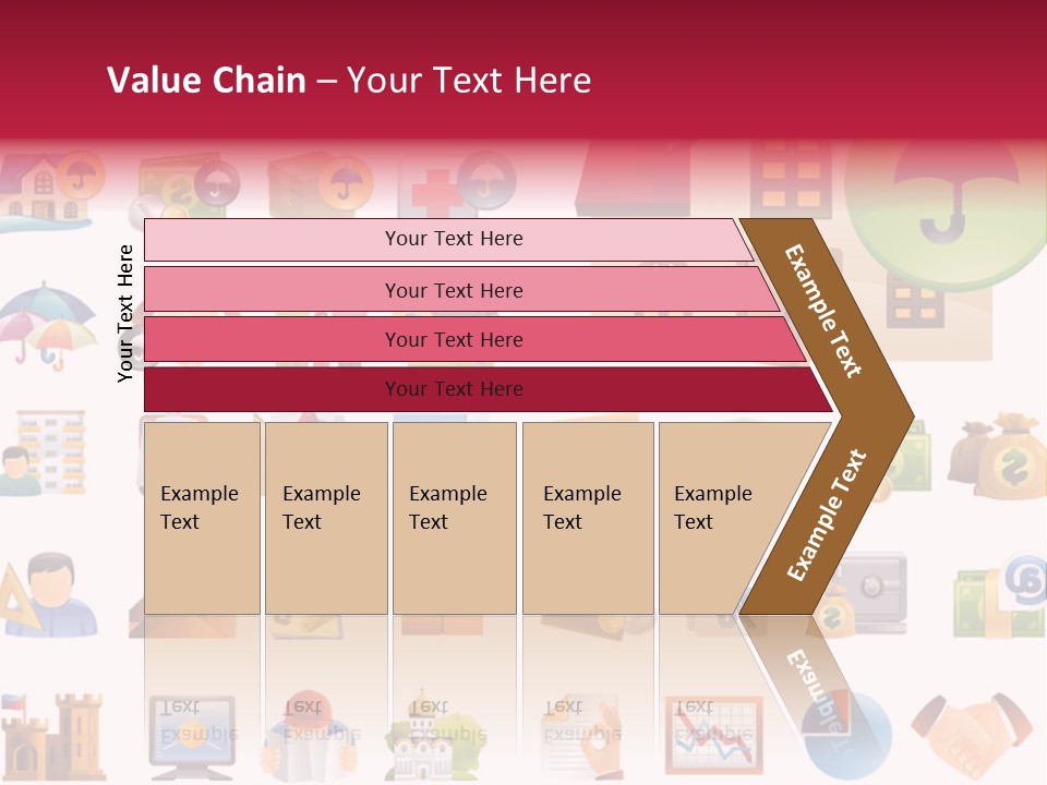 A Bunch Of Different Types Of Icons On A White Background PowerPoint Template