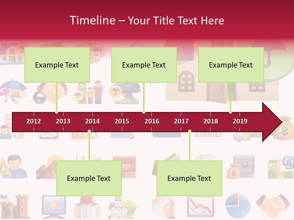 A Bunch Of Different Types Of Icons On A White Background PowerPoint Template