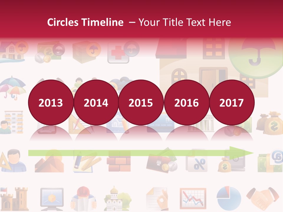 A Bunch Of Different Types Of Icons On A White Background PowerPoint Template