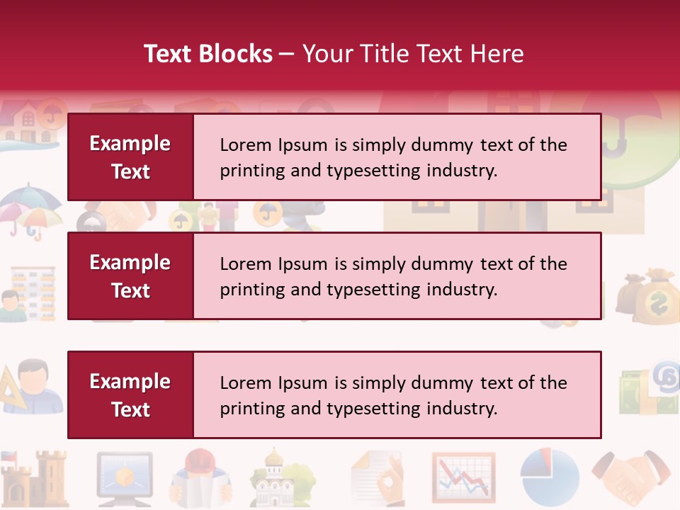 A Bunch Of Different Types Of Icons On A White Background PowerPoint Template