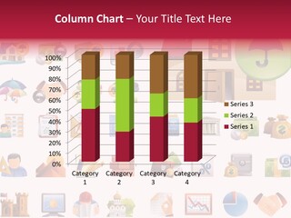 A Bunch Of Different Types Of Icons On A White Background PowerPoint Template