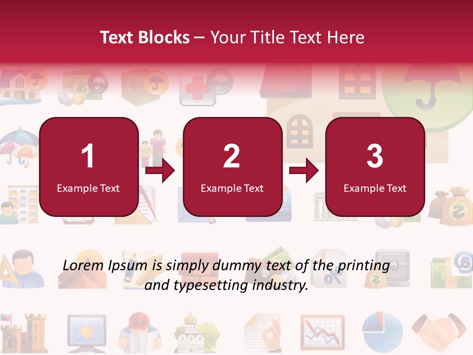 A Bunch Of Different Types Of Icons On A White Background PowerPoint Template