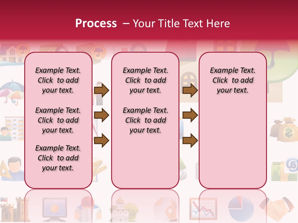 A Bunch Of Different Types Of Icons On A White Background PowerPoint Template