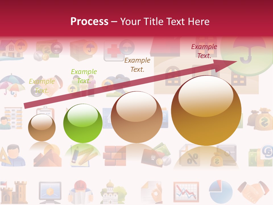 A Bunch Of Different Types Of Icons On A White Background PowerPoint Template