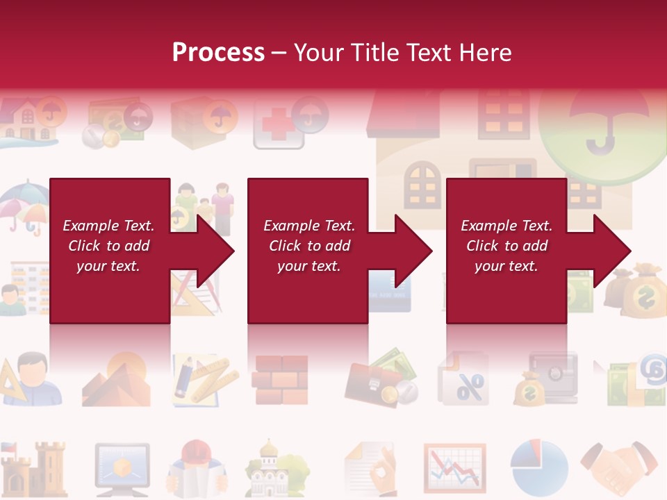 A Bunch Of Different Types Of Icons On A White Background PowerPoint Template