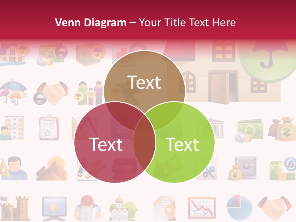 A Bunch Of Different Types Of Icons On A White Background PowerPoint Template