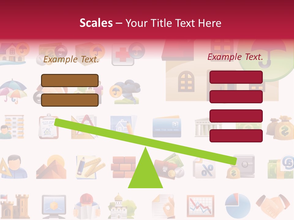 A Bunch Of Different Types Of Icons On A White Background PowerPoint Template