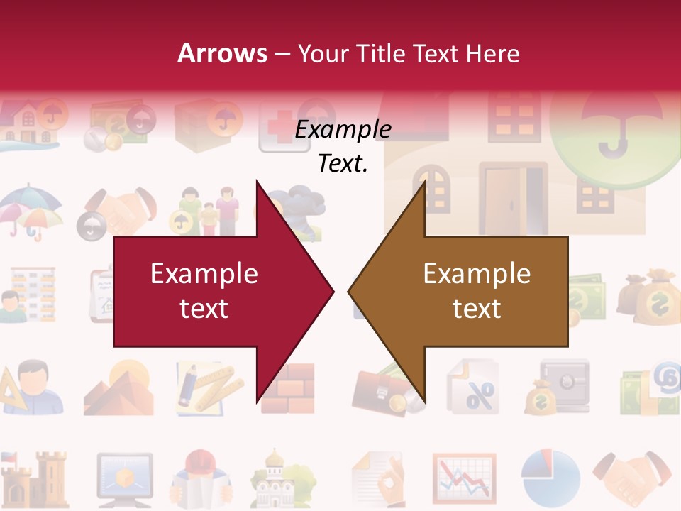 A Bunch Of Different Types Of Icons On A White Background PowerPoint Template