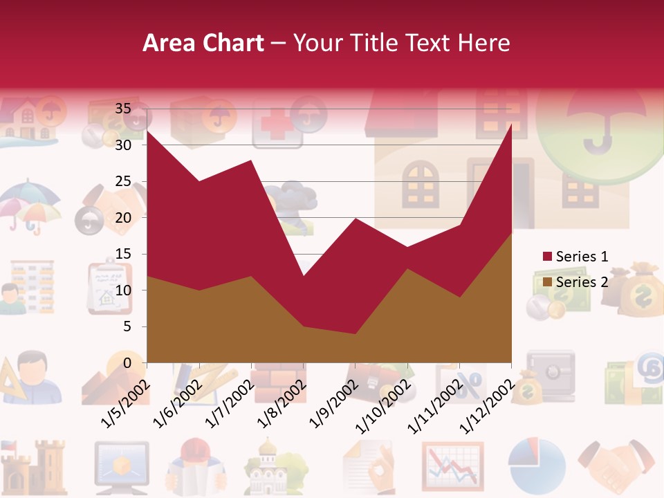 A Bunch Of Different Types Of Icons On A White Background PowerPoint Template