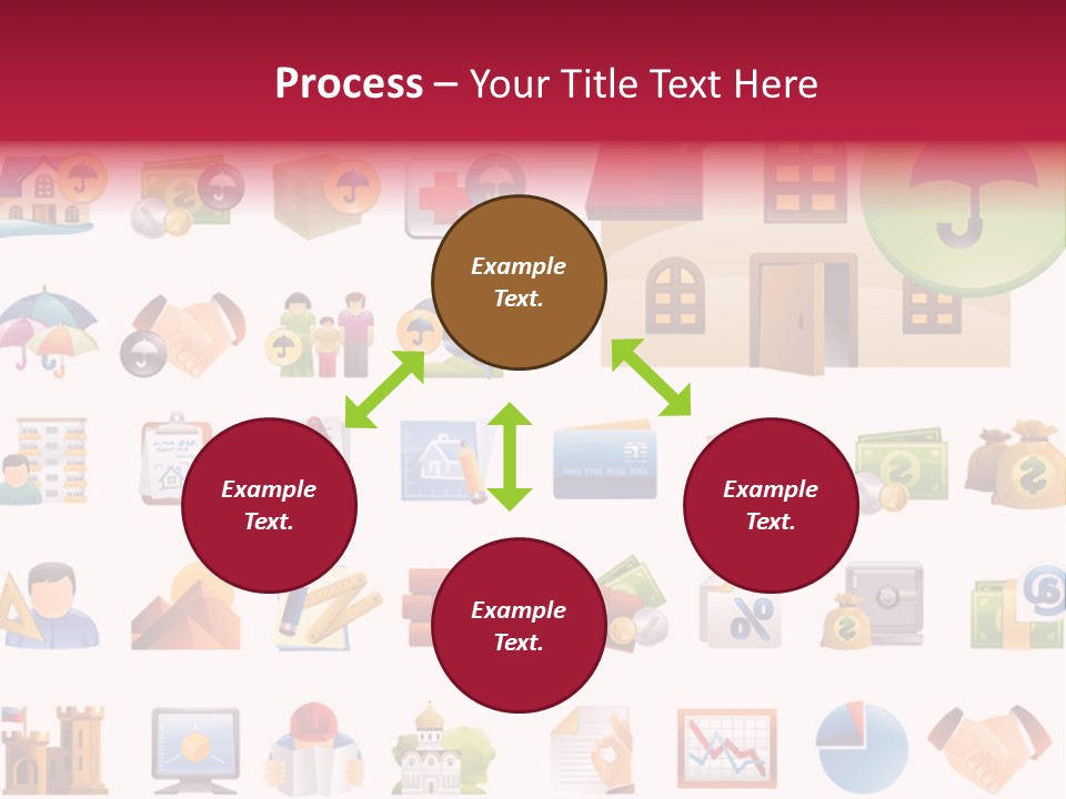 A Bunch Of Different Types Of Icons On A White Background PowerPoint Template