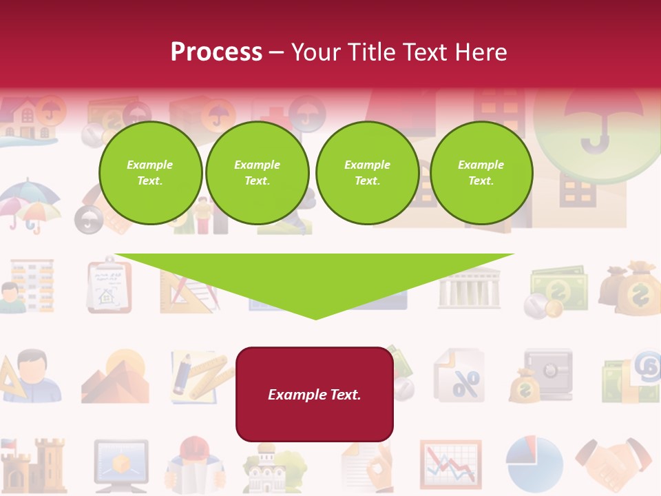 A Bunch Of Different Types Of Icons On A White Background PowerPoint Template