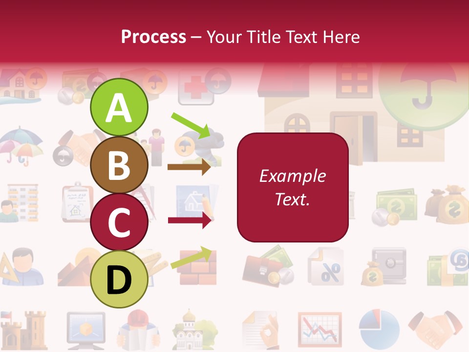 A Bunch Of Different Types Of Icons On A White Background PowerPoint Template