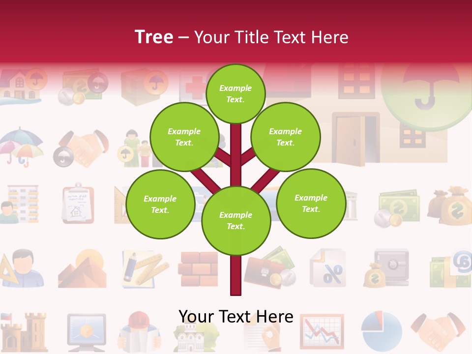 A Bunch Of Different Types Of Icons On A White Background PowerPoint Template