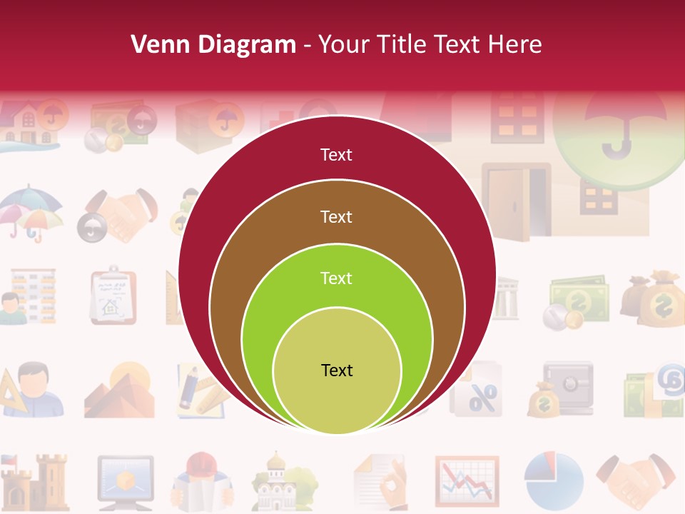 A Bunch Of Different Types Of Icons On A White Background PowerPoint Template