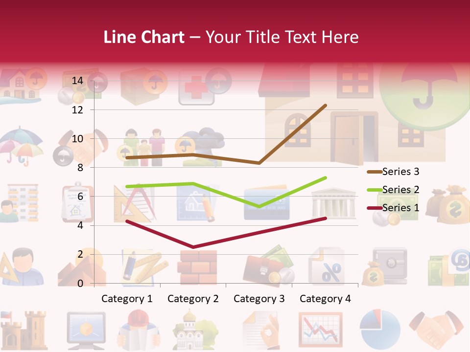 A Bunch Of Different Types Of Icons On A White Background PowerPoint Template