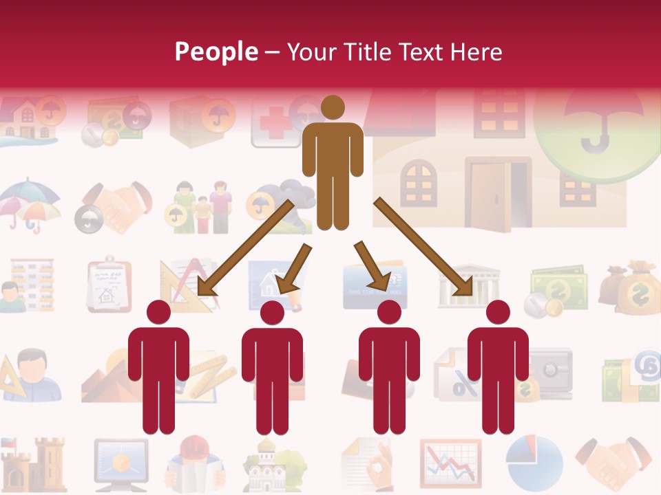 A Bunch Of Different Types Of Icons On A White Background PowerPoint Template