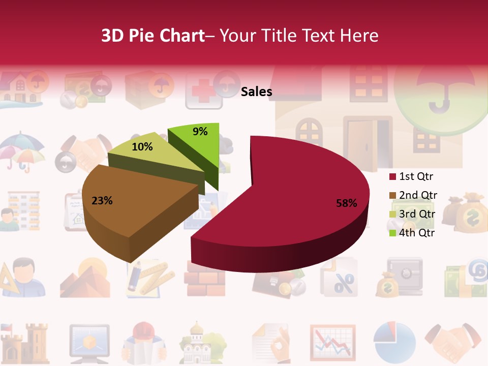 A Bunch Of Different Types Of Icons On A White Background PowerPoint Template