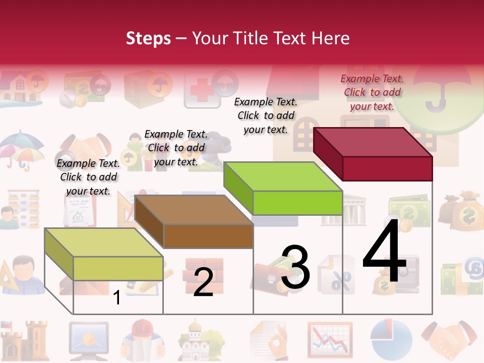 A Bunch Of Different Types Of Icons On A White Background PowerPoint Template