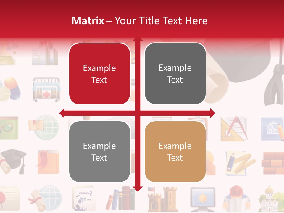 A Graduation Cap And Diploma On A White Background PowerPoint Template