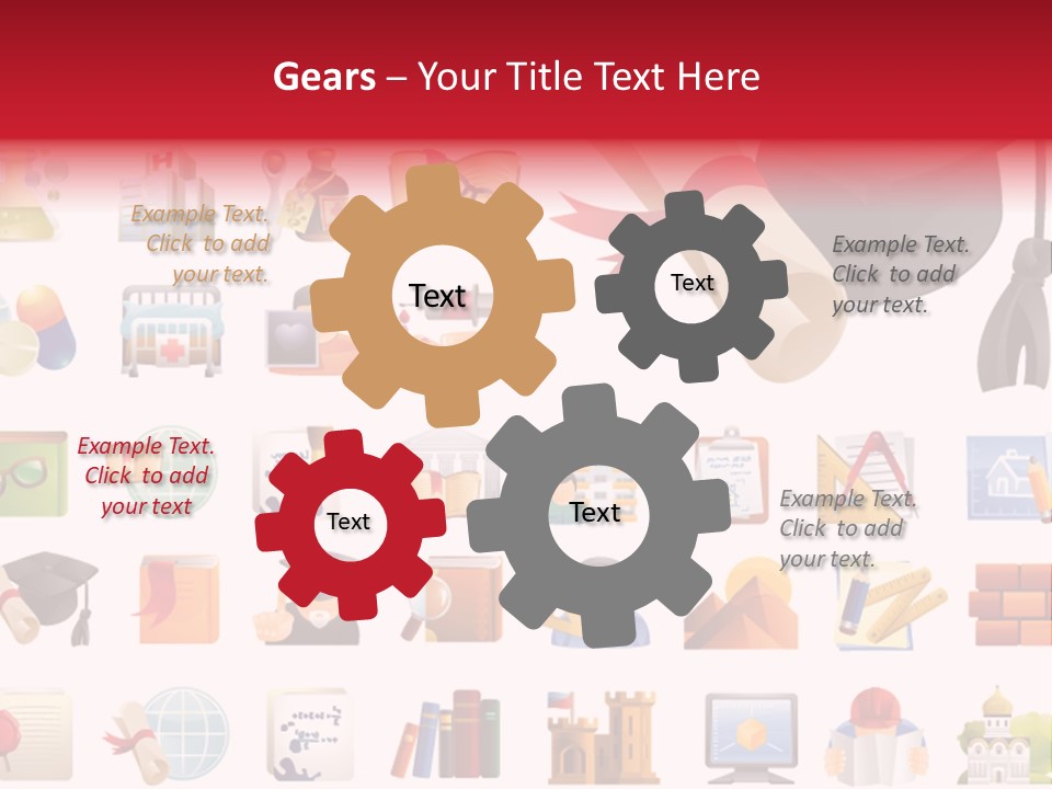 A Graduation Cap And Diploma On A White Background PowerPoint Template