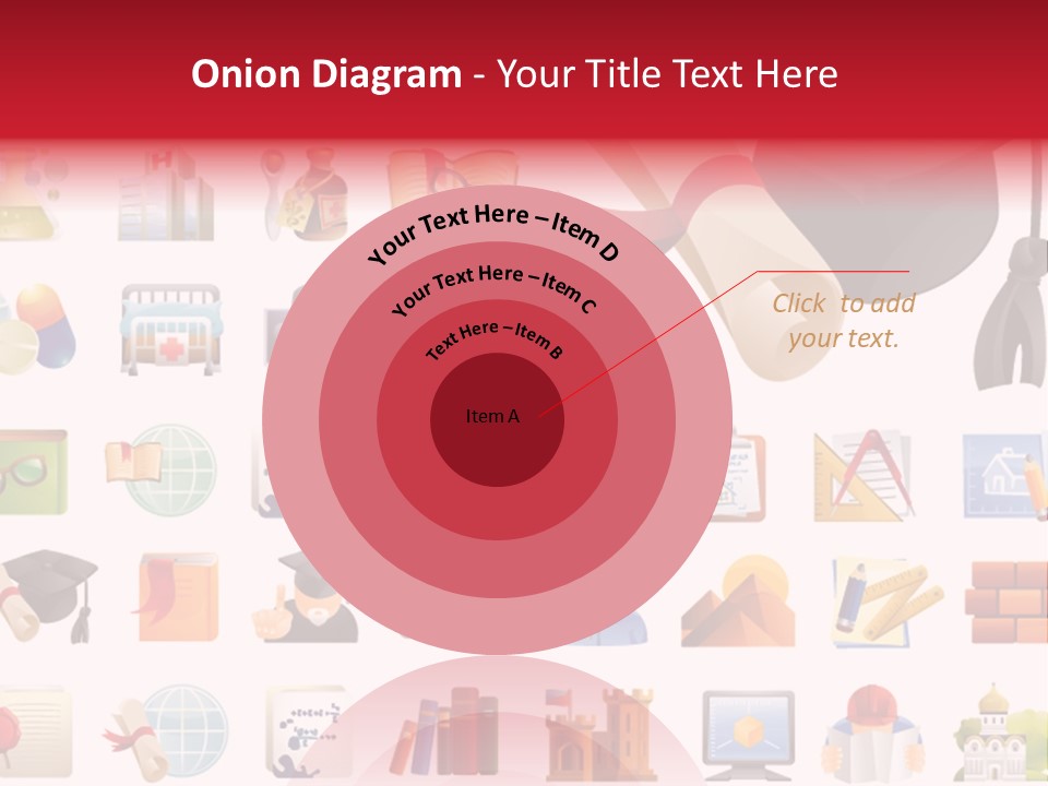 A Graduation Cap And Diploma On A White Background PowerPoint Template