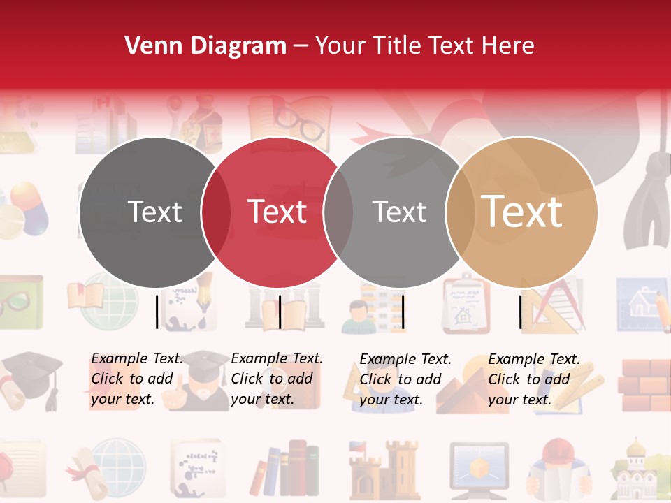 A Graduation Cap And Diploma On A White Background PowerPoint Template