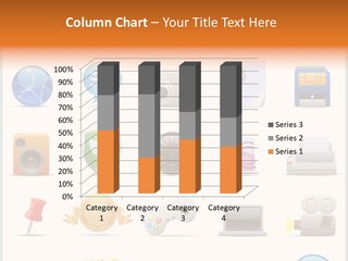 A Bunch Of Different Types Of Icons On A White Background PowerPoint Template