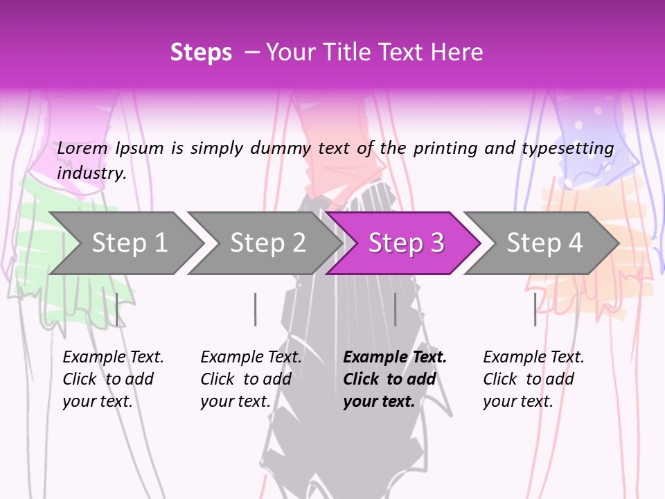 A Group Of Women In Dresses On A Runway PowerPoint Template