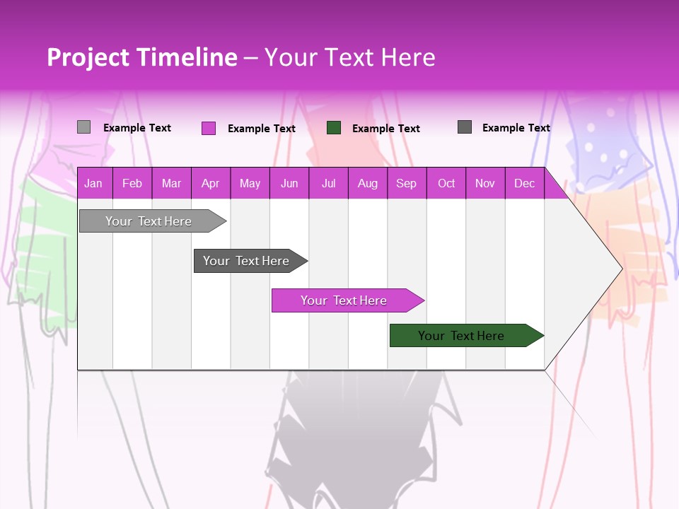 A Group Of Women In Dresses On A Runway PowerPoint Template
