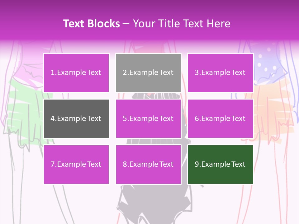 A Group Of Women In Dresses On A Runway PowerPoint Template